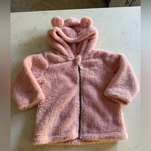 Hanna Andersson Pink Fuzzy Coat